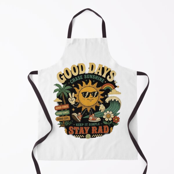 Item preview, Retro 70s Surf Sun Good Days Stay Rad designed and sold by Artsformore.
