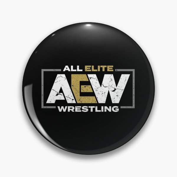 Item preview, All Elite Wrestling AEW Gold Cracked Logo designed and sold by Sedwalhissan.