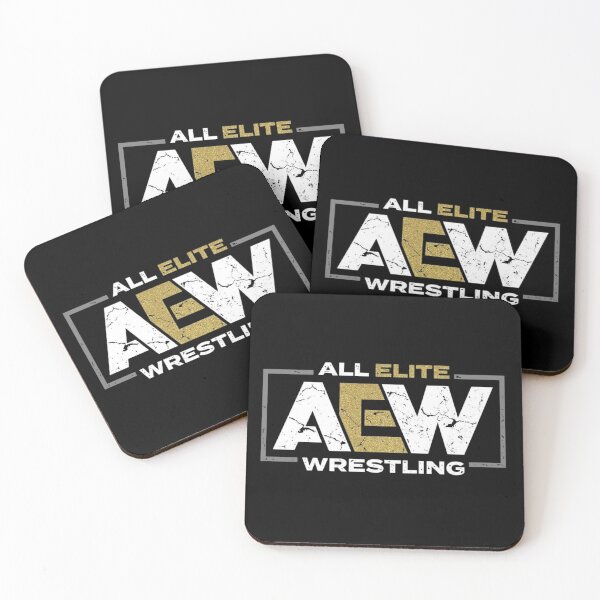 Item preview, All Elite Wrestling AEW Gold Cracked Logo designed and sold by Sedwalhissan.