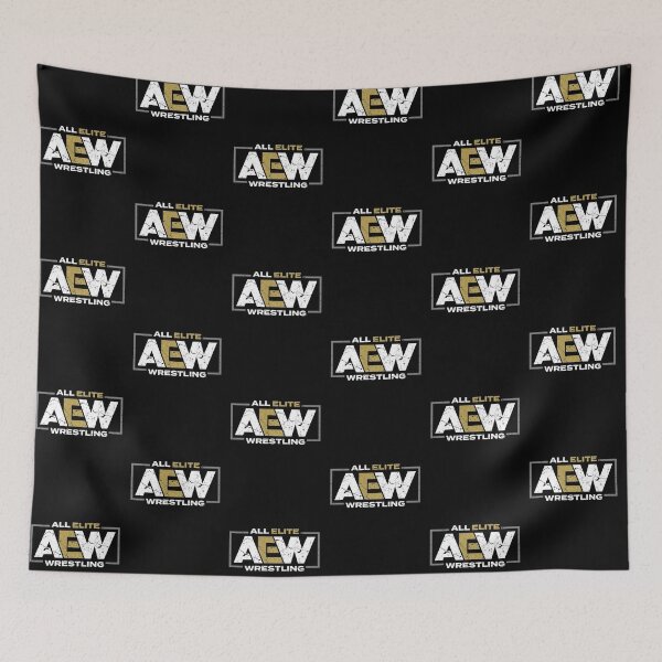 Item preview, All Elite Wrestling AEW Gold Cracked Logo designed and sold by Sedwalhissan.