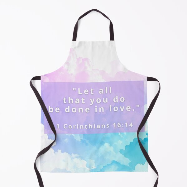 Item preview, Let All That You Do Be Done in Love | 1 Corinthians 16:14 | Pastel Sky Christian Design designed and sold by icreativestudio.