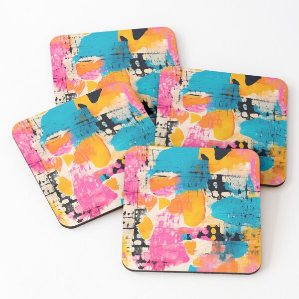 Item preview, Trendy Contemporary Modern Art Colorful Abstract Designs designed and sold by DEC02.