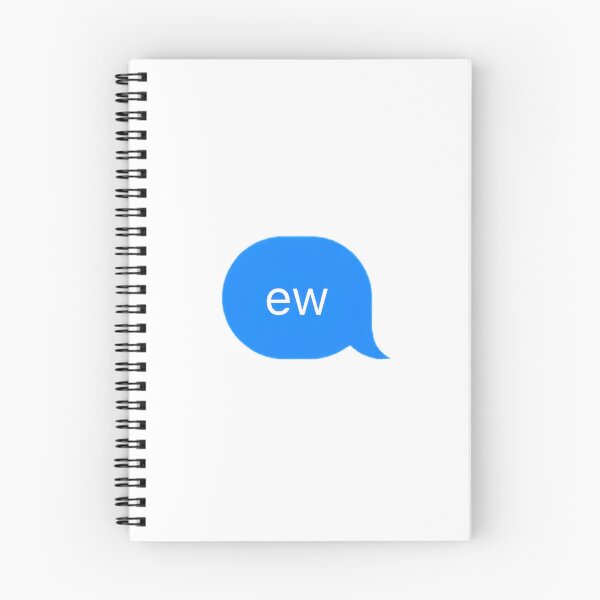 Item preview, "ew" Text Message designed and sold by PrettiPrintts.