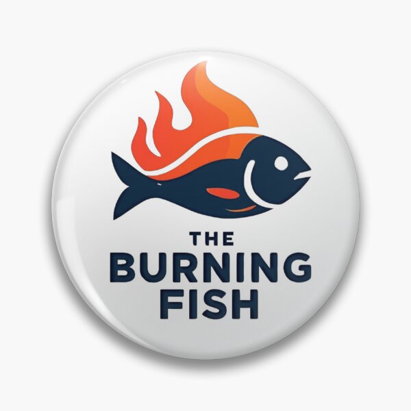 Item preview, Burning Fish Surreal Art | Dark Aesthetic Flame Fish Illustration | Abstract Ocean Fire Design designed and sold by Zachlogic.