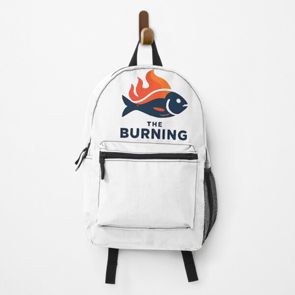 Item preview, Burning Fish Surreal Art | Dark Aesthetic Flame Fish Illustration | Abstract Ocean Fire Design designed and sold by Zachlogic.