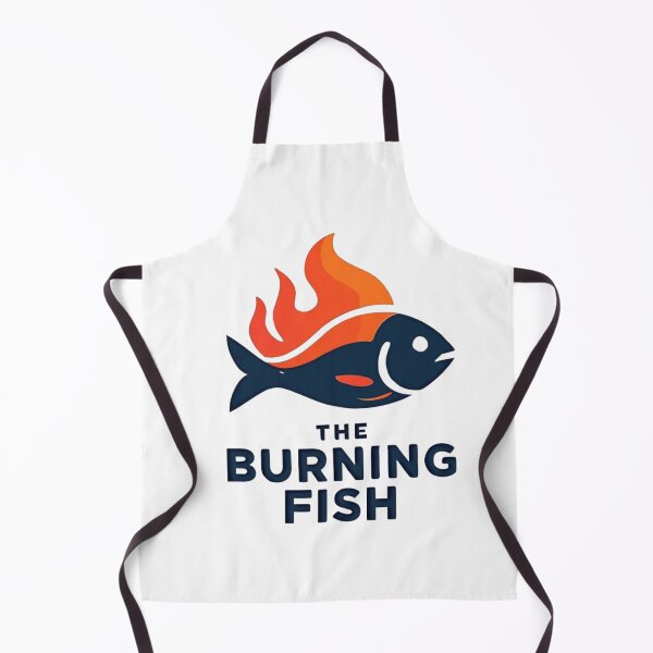 Item preview, Burning Fish Surreal Art | Dark Aesthetic Flame Fish Illustration | Abstract Ocean Fire Design designed and sold by Zachlogic.