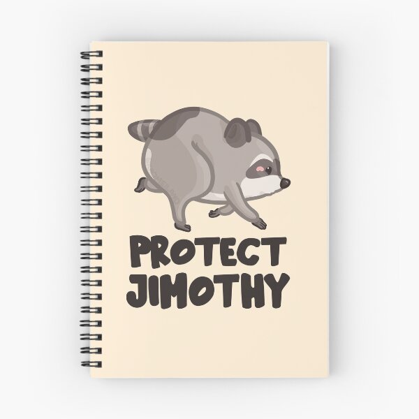 Item preview, Protect Jimothy Raccoon Dark Font Version designed and sold by Khotekmei.