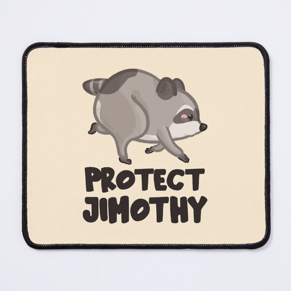 Item preview, Protect Jimothy Raccoon Dark Font Version designed and sold by Khotekmei.