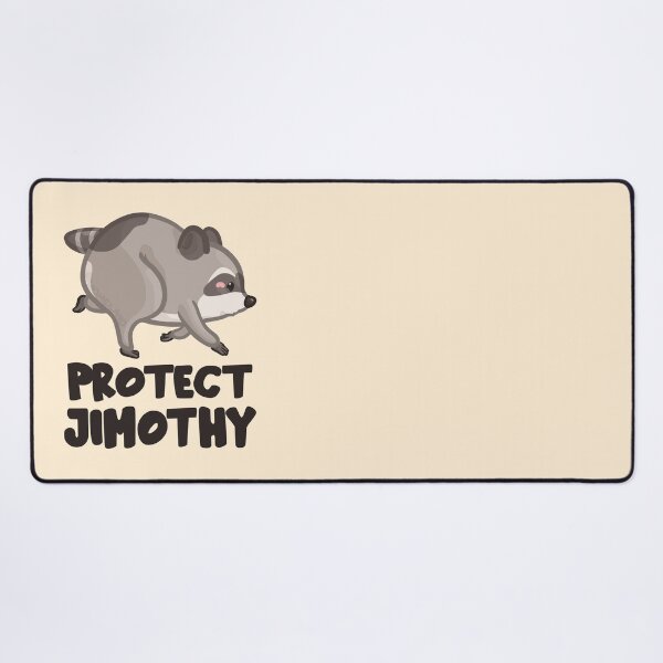 Item preview, Protect Jimothy Raccoon Dark Font Version designed and sold by Khotekmei.
