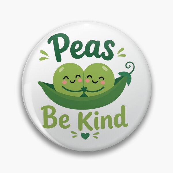 Item preview, Peas Be Kind Funny Pea Pun Cute Kindness designed and sold by Cerys-GS.