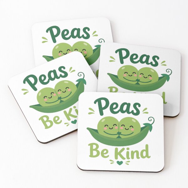Item preview, Peas Be Kind Funny Pea Pun Cute Kindness designed and sold by Cerys-GS.