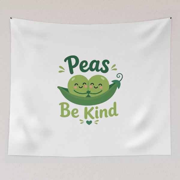 Item preview, Peas Be Kind Funny Pea Pun Cute Kindness designed and sold by Cerys-GS.