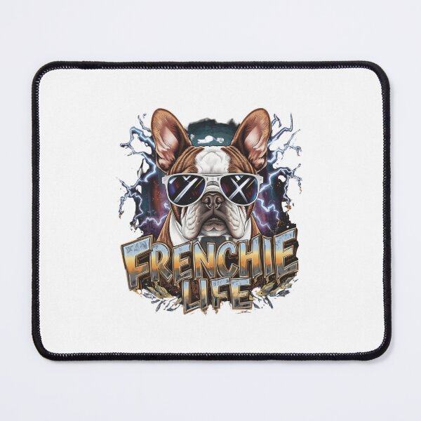 Item preview, 90s Vintage Bootleg Rap Frenchie French Bulldog Graphic designed and sold by Gameshalah's Designs Hub.