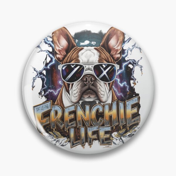 Item preview, 90s Vintage Bootleg Rap Frenchie French Bulldog Graphic designed and sold by Gameshalah's Designs Hub.