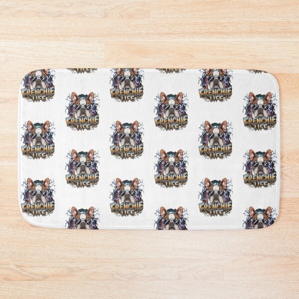 Item preview, 90s Vintage Bootleg Rap Frenchie French Bulldog Graphic designed and sold by Gameshalah's Designs Hub.