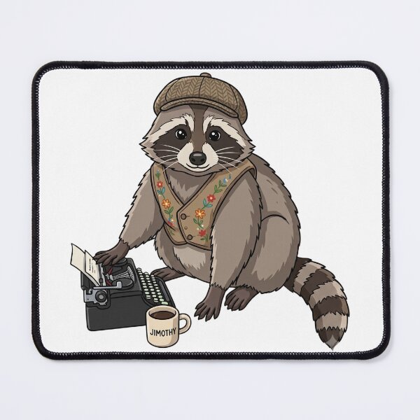 Item preview, Jimothy Raccoon Writer Meme designed and sold by sundardesigns.