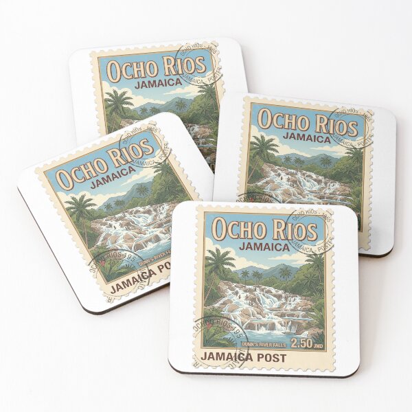 Item preview, Ocho Rios Jamaica Dunn's River Falls Travel Stamp designed and sold by k3rstman1.