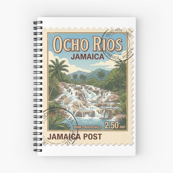 Item preview, Ocho Rios Jamaica Dunn's River Falls Travel Stamp designed and sold by k3rstman1.