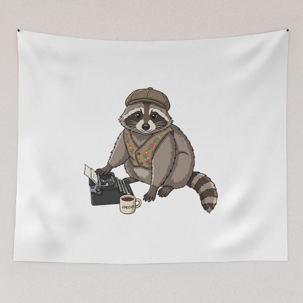 Item preview, Jimothy Raccoon Writer Meme designed and sold by sundardesigns.