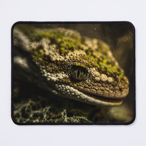 Item preview, New Zealand Rough Gecko | Rare Native Gecko | Cinematic Wildlife Art designed and sold by NocturnalNook.