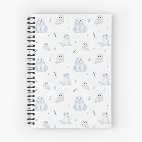 Item preview, Cute Watercolor Arctic Animals Seamless Pattern Nursery Art designed and sold by tetiartlineshop.