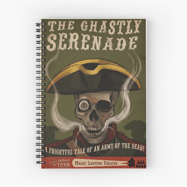 Item preview, Ghastly Serenade Vintage Poster designed and sold by Fictional Ink Society.