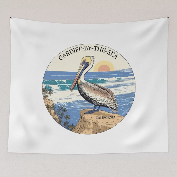 Item preview, Cardiff-by-the-Sea California: Pelican Cliff designed and sold by CircinusStore.