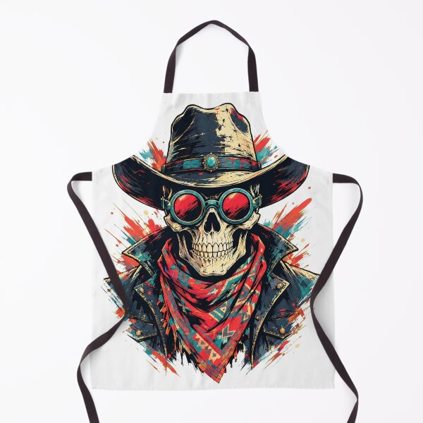 Item preview, Cowboy Skull With Red Goggles designed and sold by Lobory.