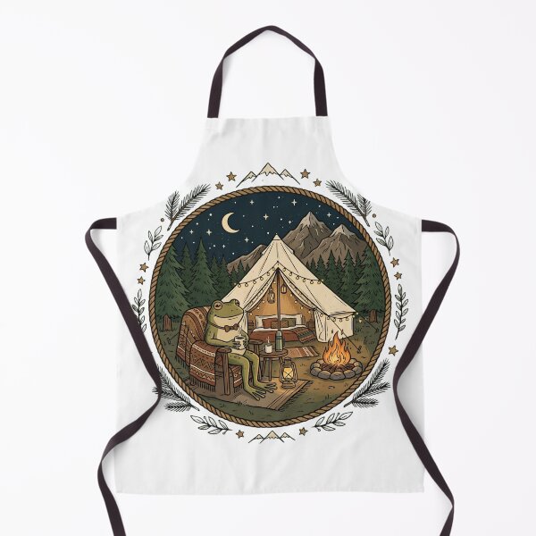 Artikelvorschau, Glamping Tent Frog Camping Classic T-Shirt entworfen und verkauft von pawsome purrfect.