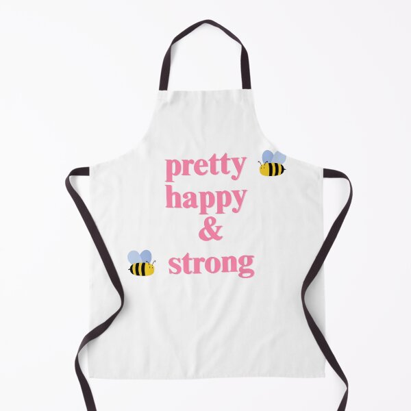 Item preview, Pretty Happy & Strong Pink Quote designed and sold by thewhimstudio.