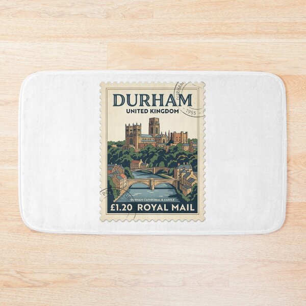 Item preview, Durham Cathedral United Kingdom Vintage Travel Stamp designed and sold by k3rstman1.