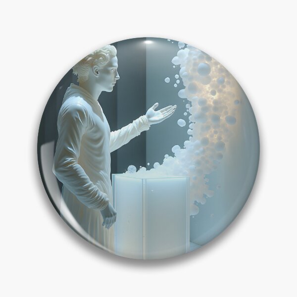 Item preview, The Evolution of Agentic AI: Ethereal Smart Automation Fluid Dynamics Canvas designed and sold by Creative-RE.