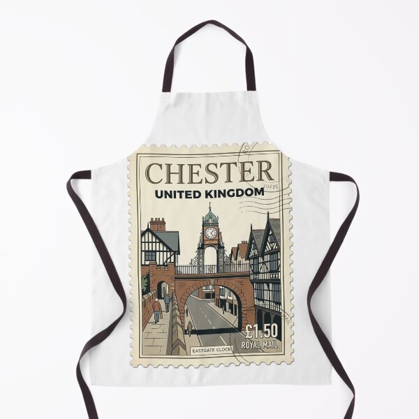 Item preview, Vintage Chester Eastgate Clock UK Travel Stamp designed and sold by k3rstman1.