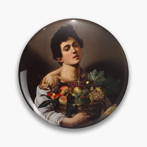 Item preview, Boy with a Basket of Fruit designed and sold by artofuniverse.