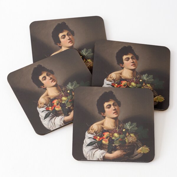 Item preview, Boy with a Basket of Fruit designed and sold by artofuniverse.