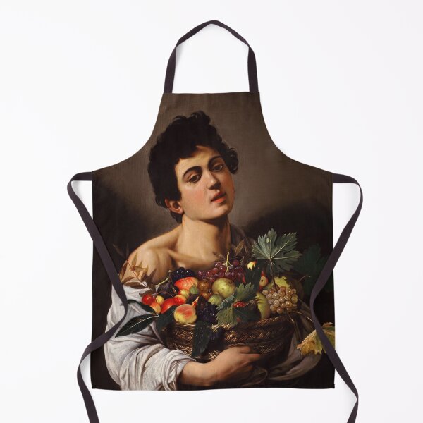 Item preview, Boy with a Basket of Fruit designed and sold by artofuniverse.