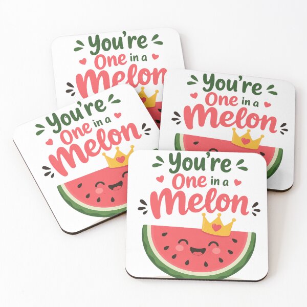 Item preview, One In A Melon Cute Watermelon Pun designed and sold by Cerys-GS.