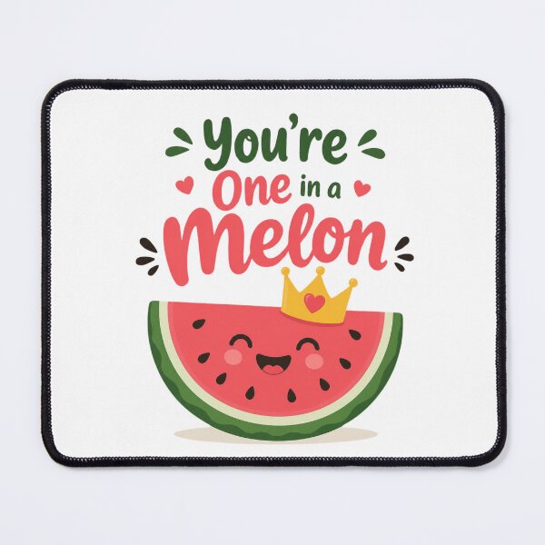 Item preview, One In A Melon Cute Watermelon Pun designed and sold by Cerys-GS.