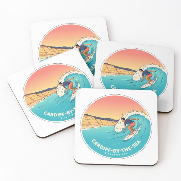 Item preview, Cardiff-by-the-Sea California: Surf Wave designed and sold by CircinusStore.