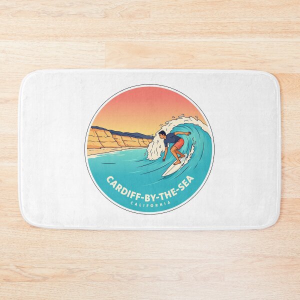 Item preview, Cardiff-by-the-Sea California: Surf Wave designed and sold by CircinusStore.