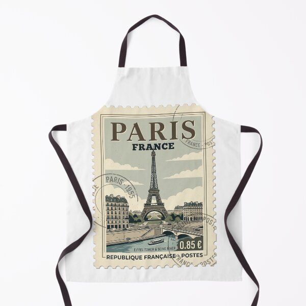 Item preview, Vintage Paris France Eiffel Tower Travel Stamp designed and sold by k3rstman1.