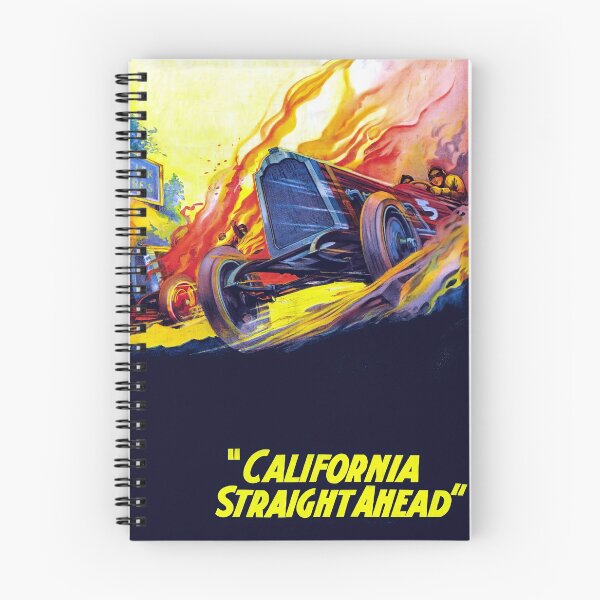 Item preview, California Straight Ahead Vintage Movie Poster designed and sold by samuelgolex.
