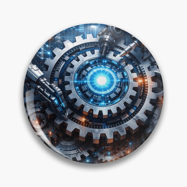 Item preview, “Fusing AI brilliance with mechanical mastery.” designed and sold by Ihsan Design Trendzz.