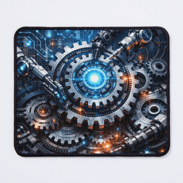 Item preview, “Fusing AI brilliance with mechanical mastery.” designed and sold by Ihsan Design Trendzz.