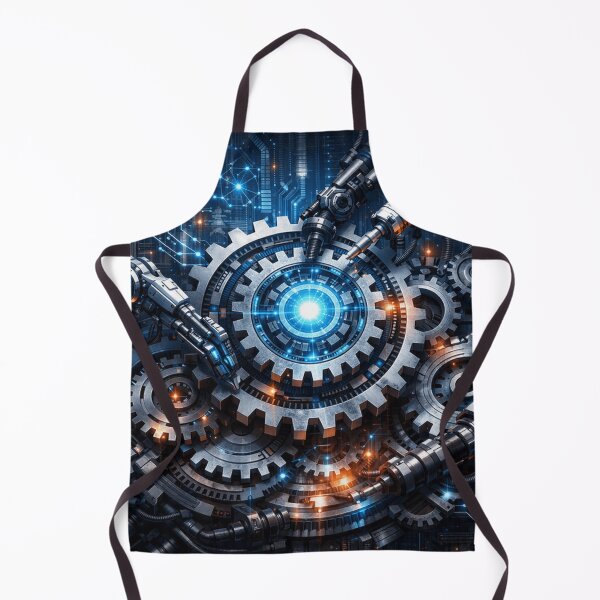 Item preview, “Fusing AI brilliance with mechanical mastery.” designed and sold by Ihsan Design Trendzz.