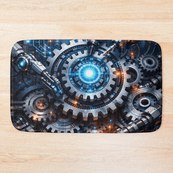 Item preview, “Fusing AI brilliance with mechanical mastery.” designed and sold by Ihsan Design Trendzz.