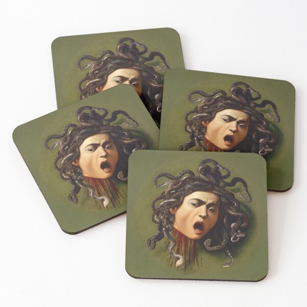 Item preview, Screaming Medusa Head with Serpents designed and sold by artofuniverse.