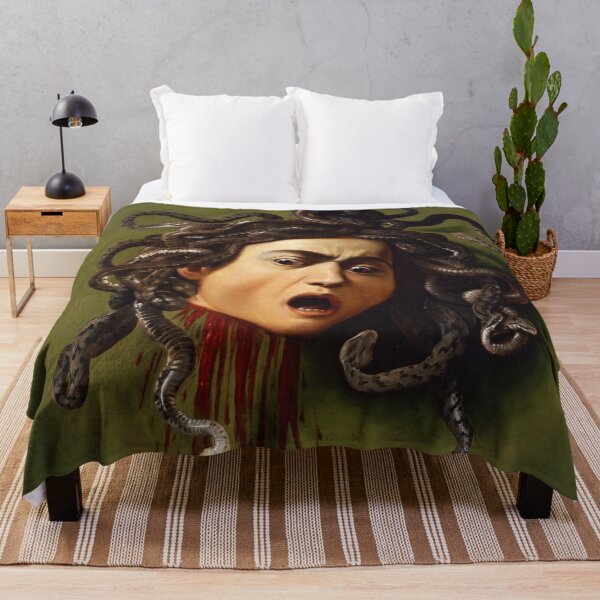 Item preview, Screaming Medusa Head with Serpents designed and sold by artofuniverse.