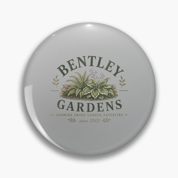 Item preview, Women's Vintage Shade Garden Design Hosta & Fern Botanical Artwork V-Neck designed and sold by ArleneRowe.