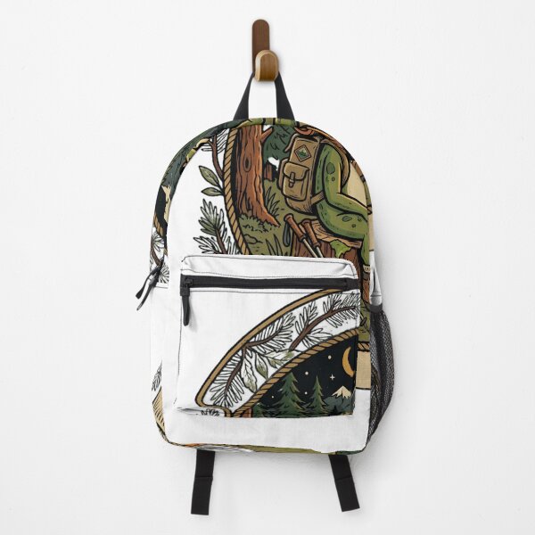 Item preview, Wilderness Hiking Frog Camping Classic T-Shirt designed and sold by pawsome purrfect.